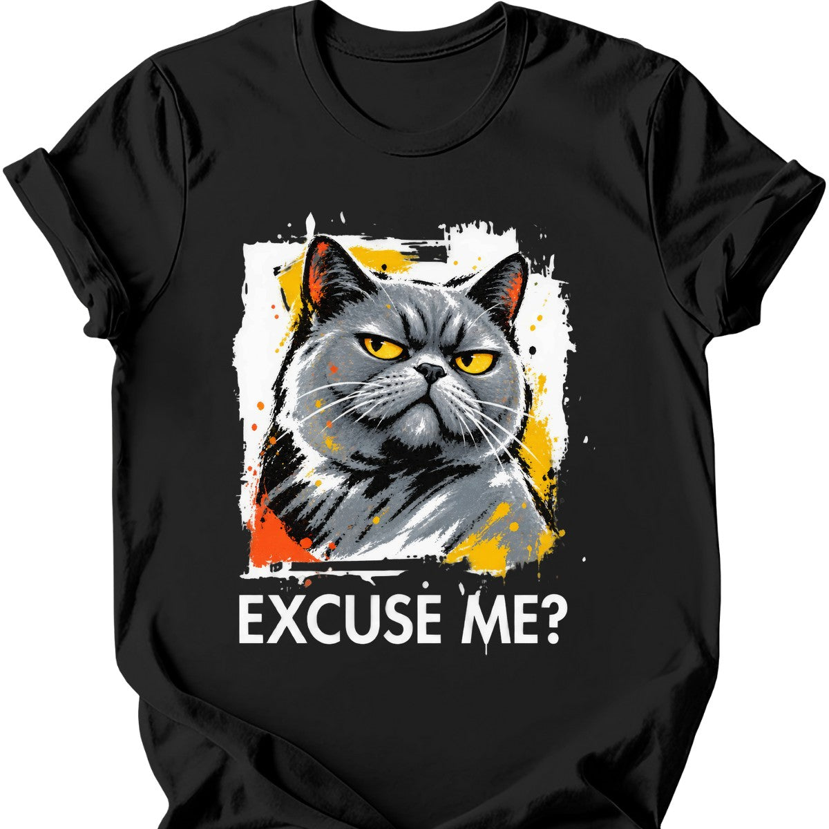 ‘Excuse Me?’ — British Shorthair — Black
