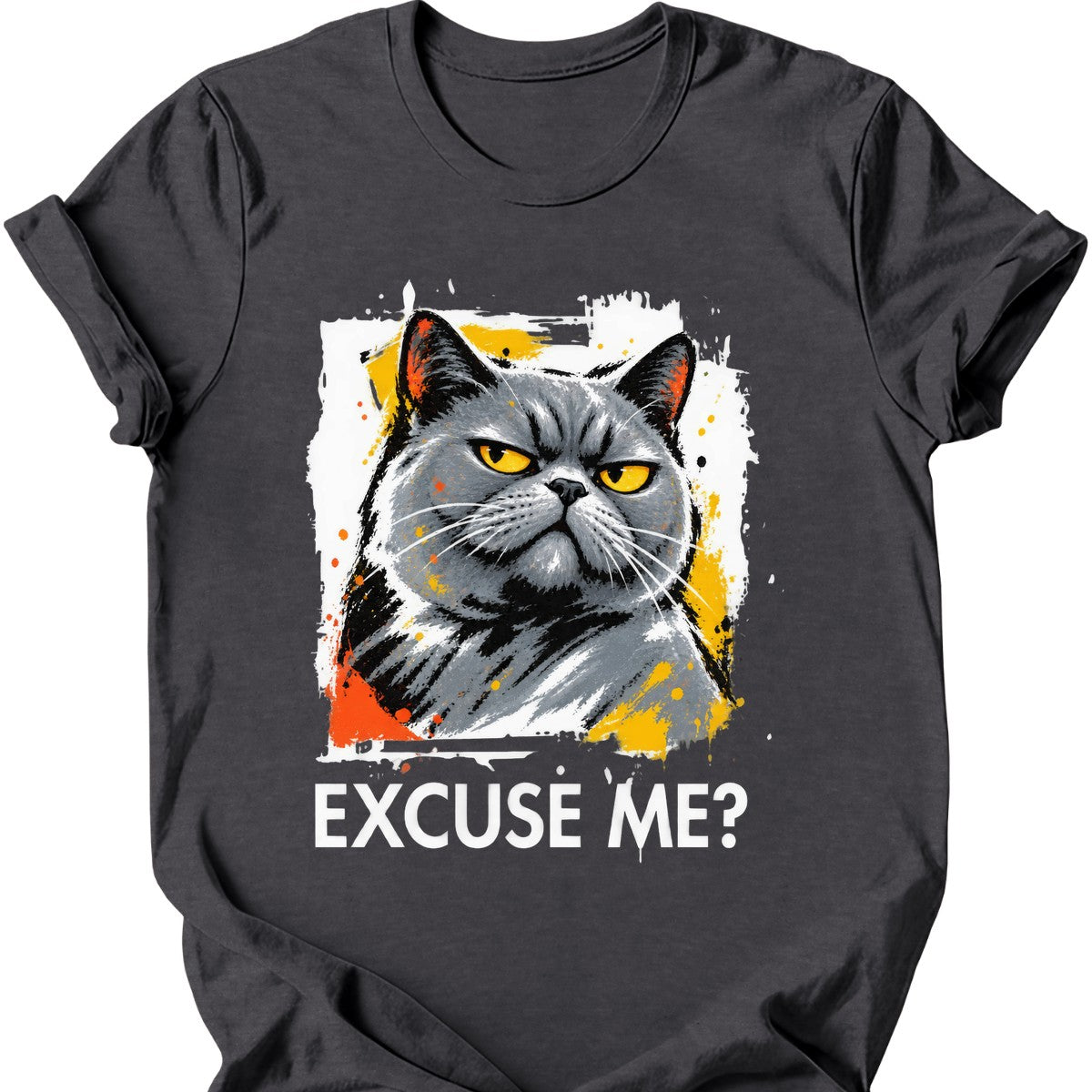 ‘Excuse Me?’ — British Shorthair — Dark Heather