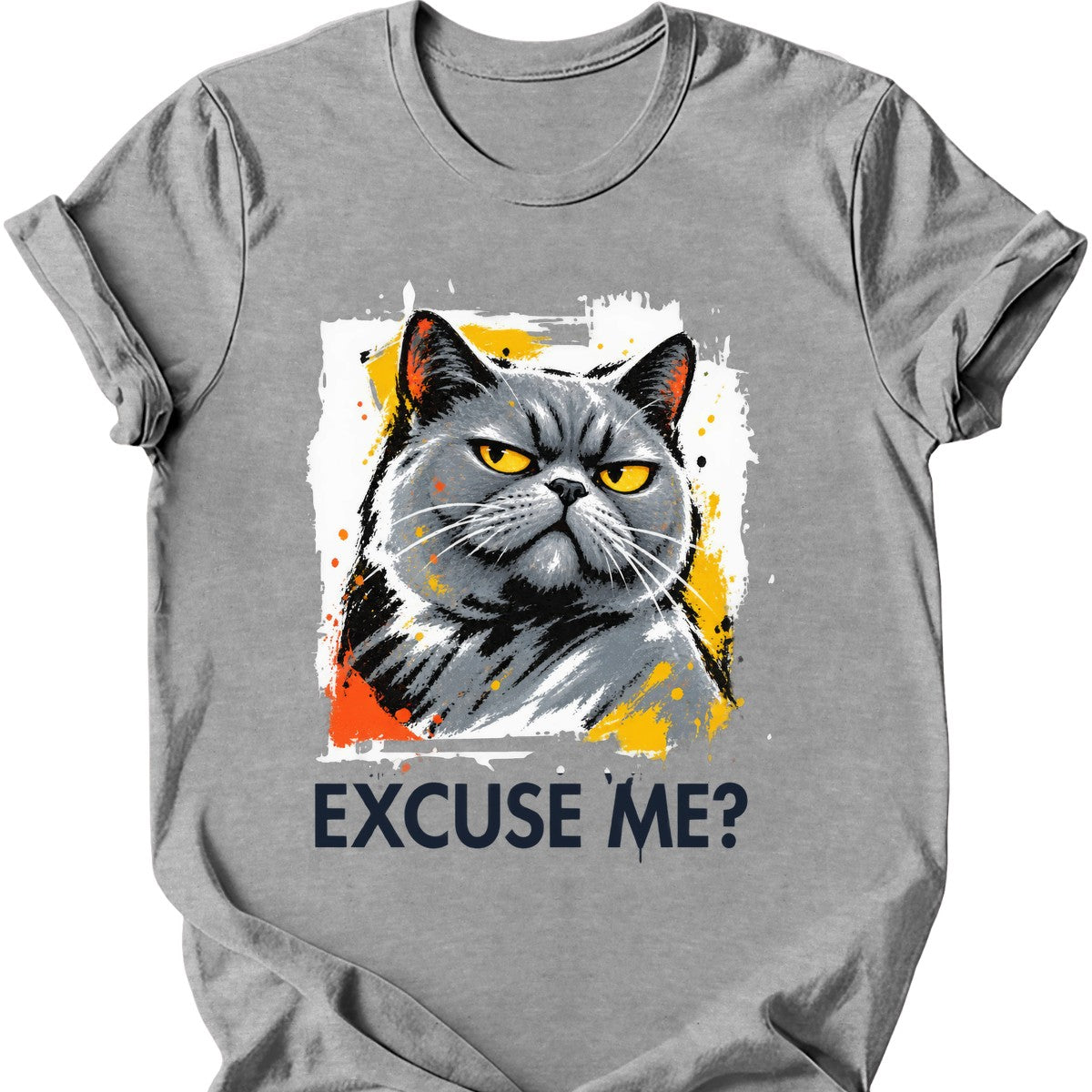 ‘Excuse Me?’ — British Shorthair — Sport Grey