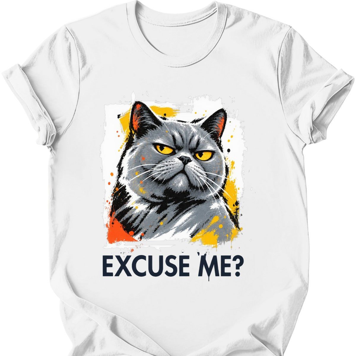 ‘Excuse Me?’ — British Shorthair — White