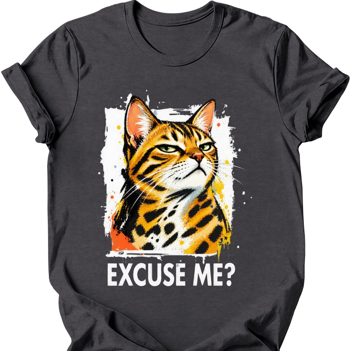 ‘Excuse Me?’ — Bengal Cat — Dark Heather