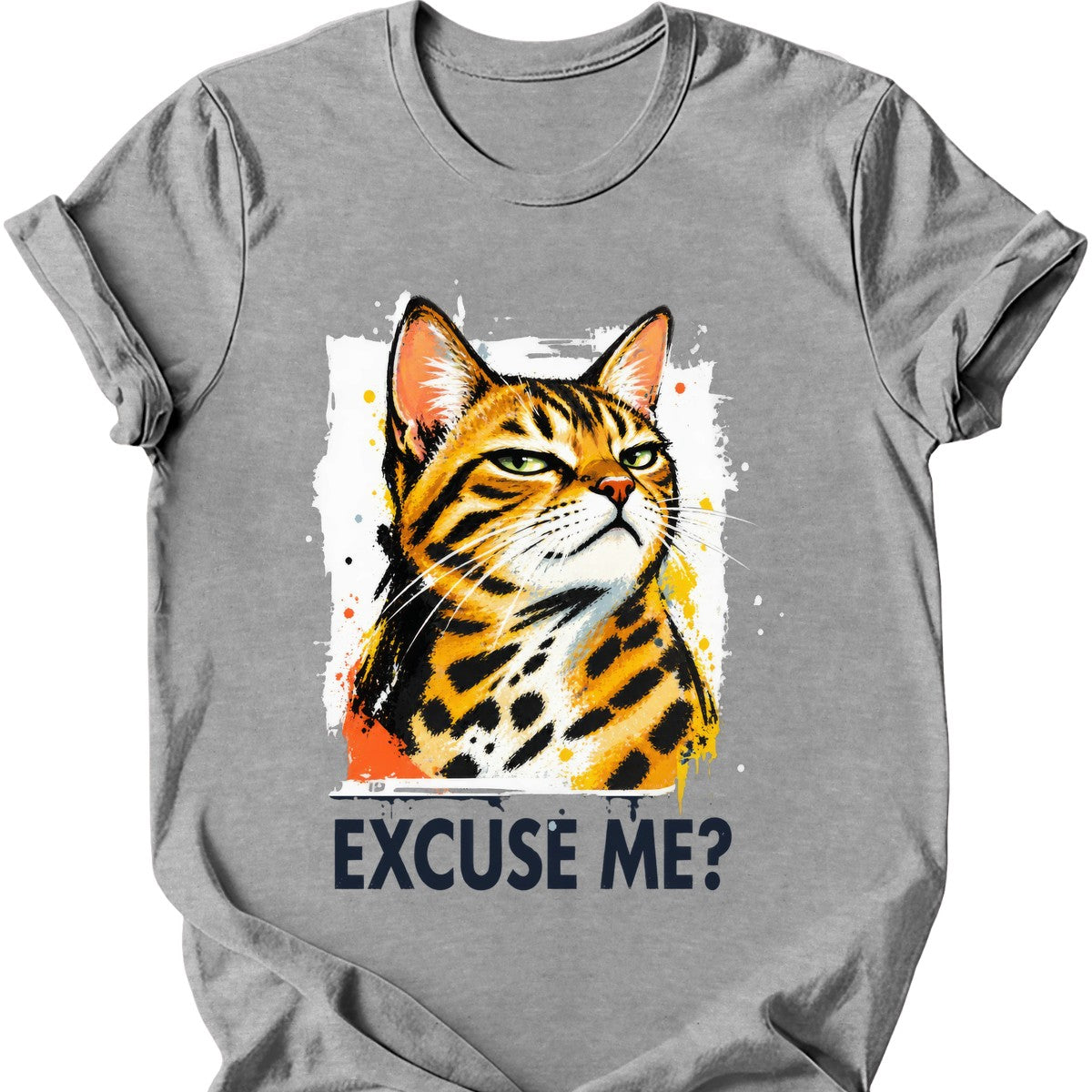 ‘Excuse Me?’ — Bengal Cat — Sport Grey
