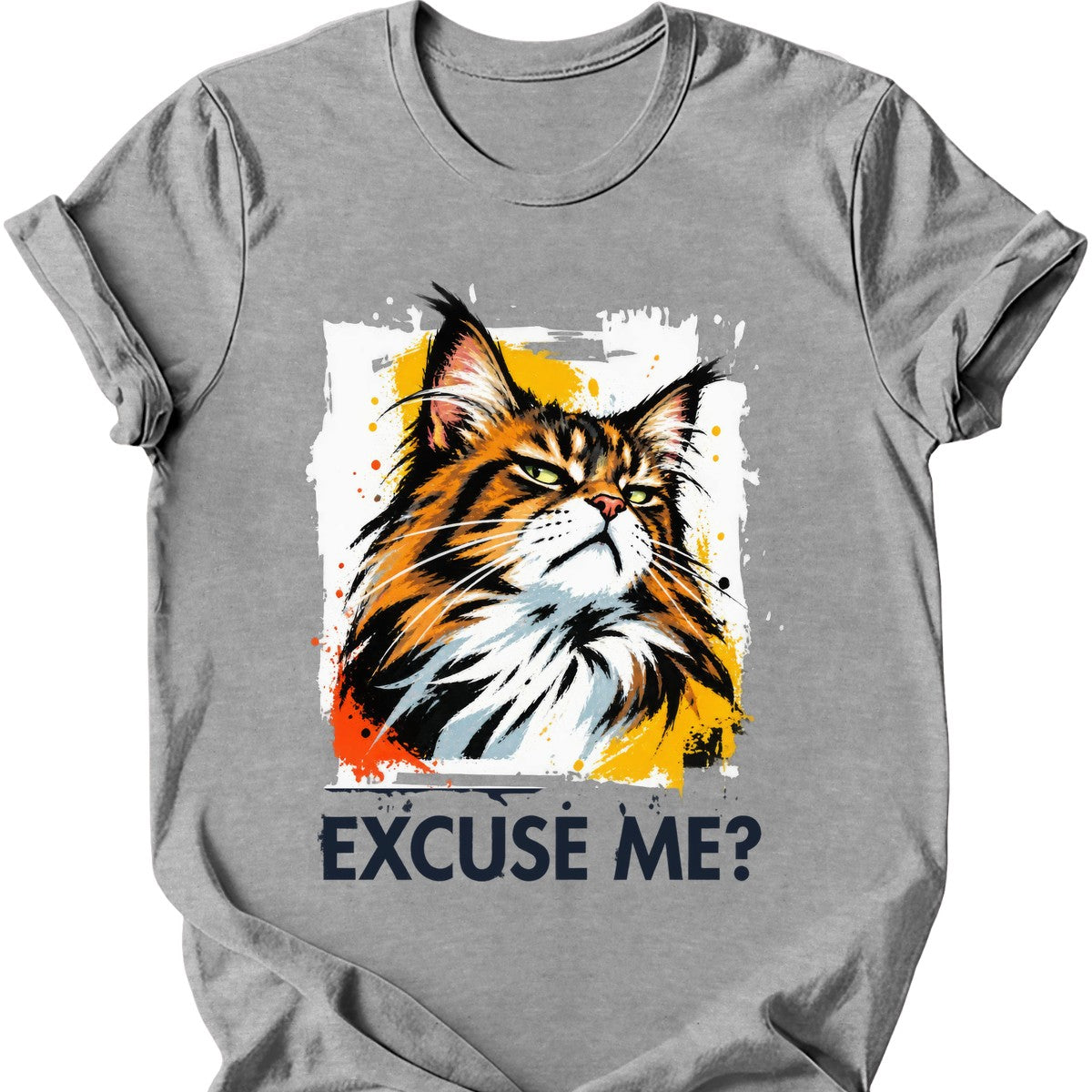 ‘Excuse Me?’ — Maine Coon — Sport Grey