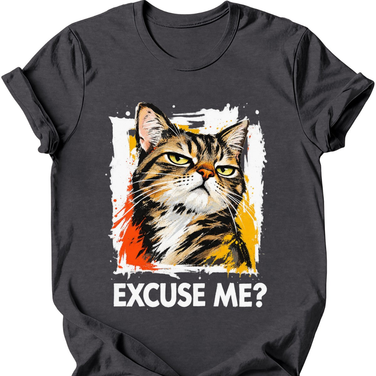 ‘Excuse Me?’ — Tabby Cat — Dark Heather