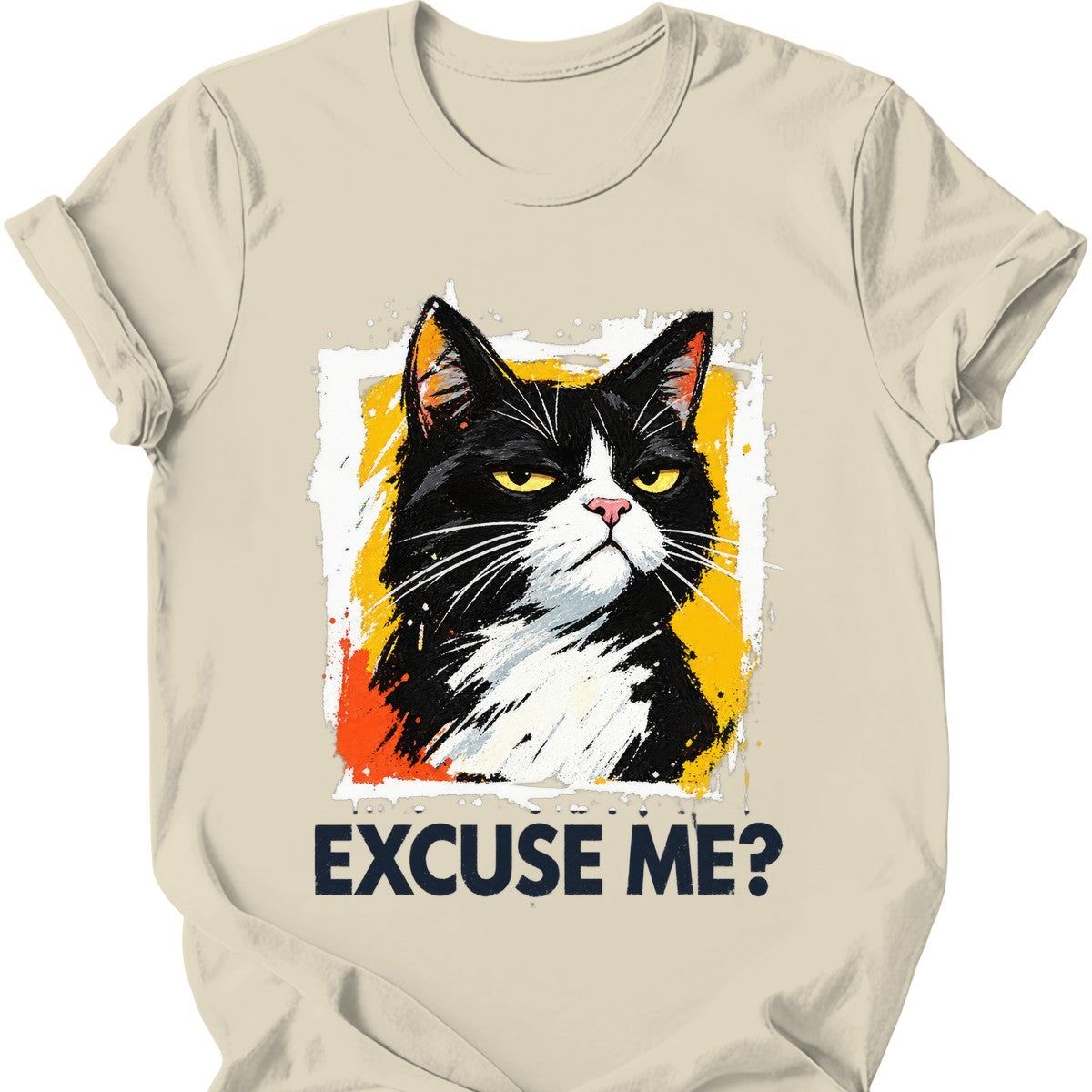 ‘Excuse Me?’ — Tuxedo Cat — Natural