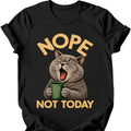 Not Today — British Shorthair T-Shirt — Black