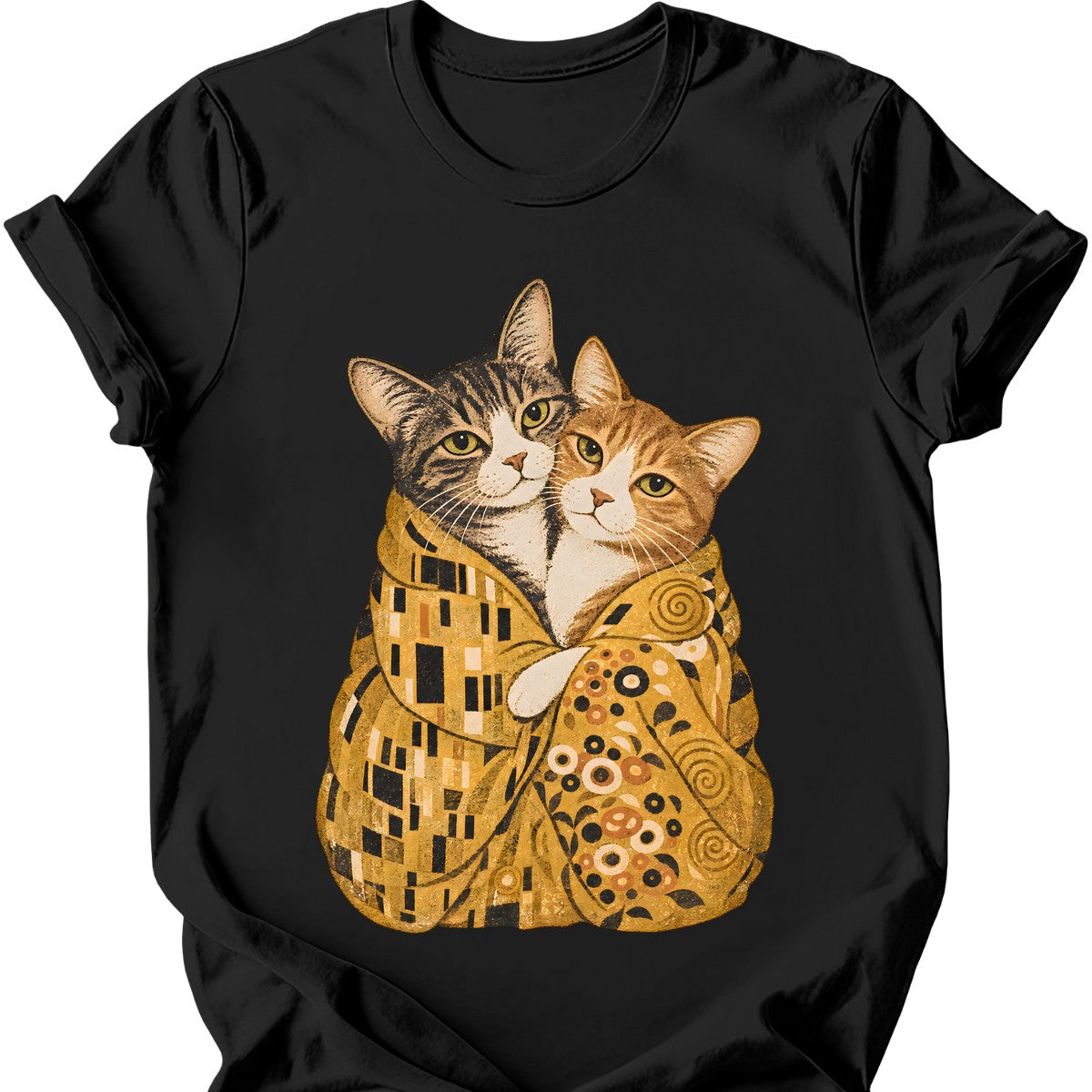 The Kiss Cats T-Shirt — Black
