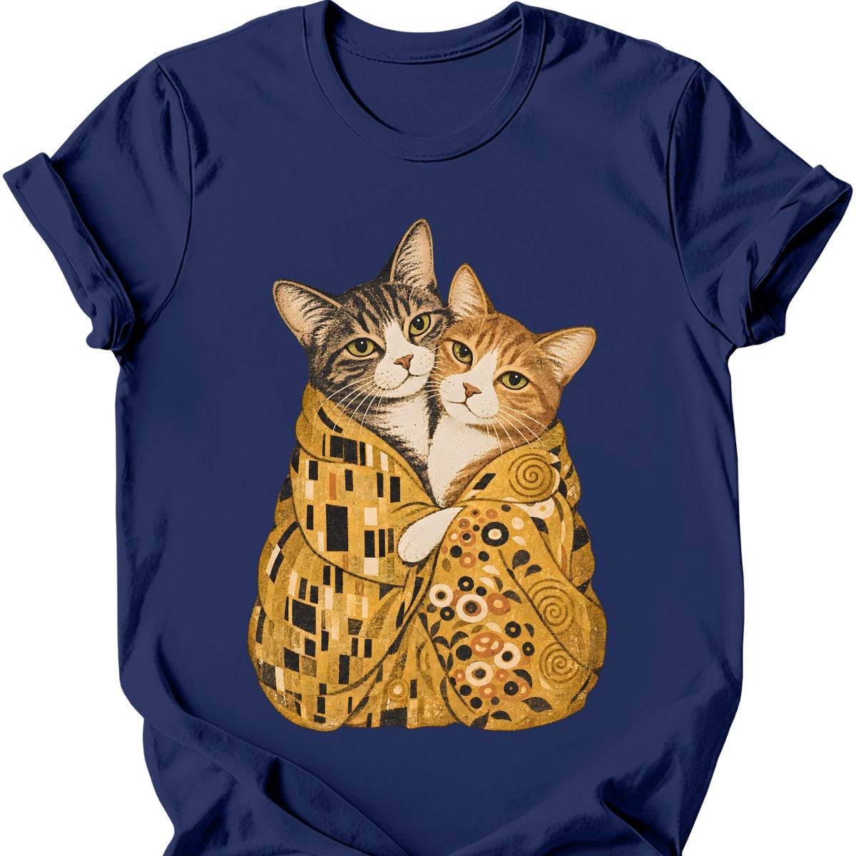 The Kiss Cats T-Shirt — Navy