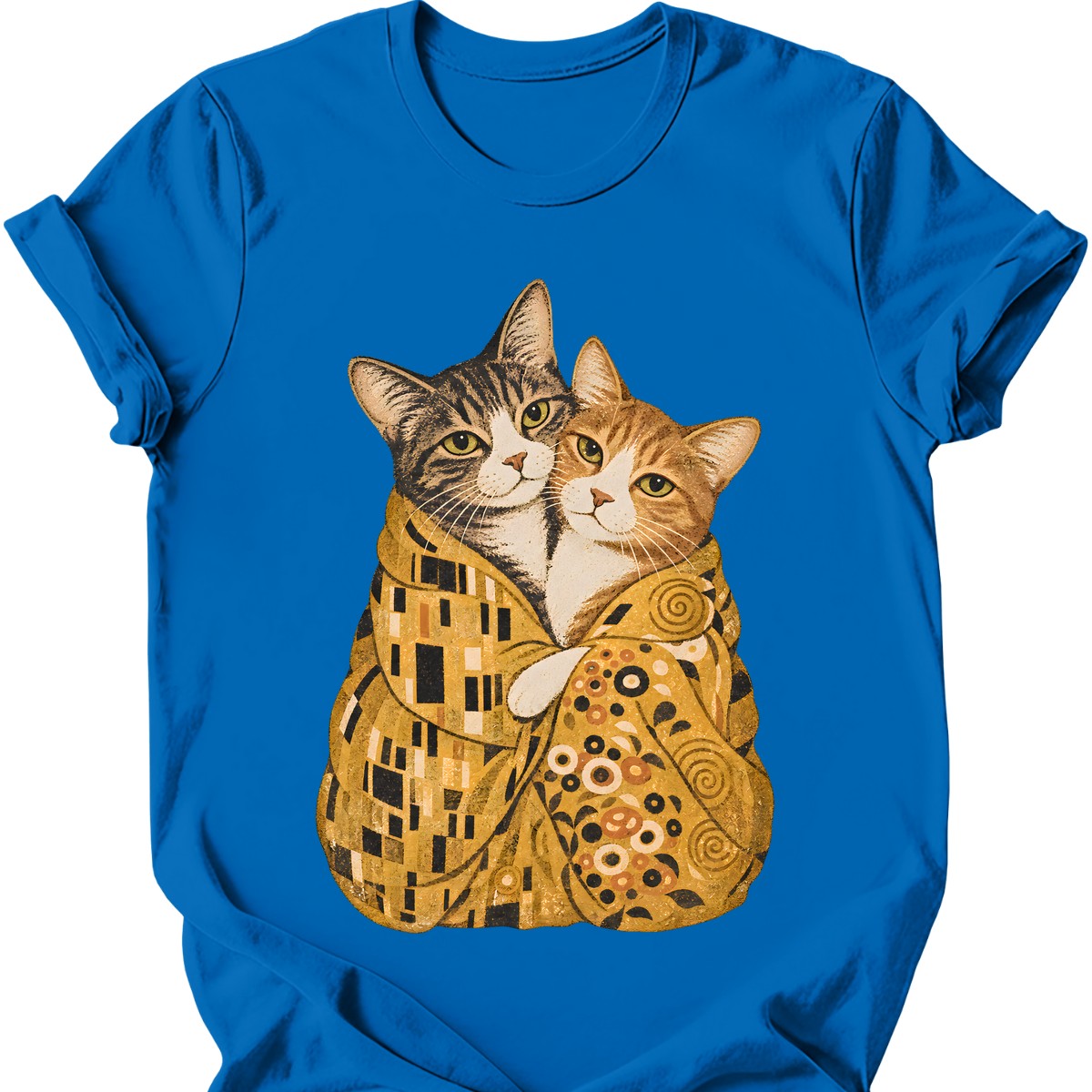 The Kiss Cats T-Shirt — Royal