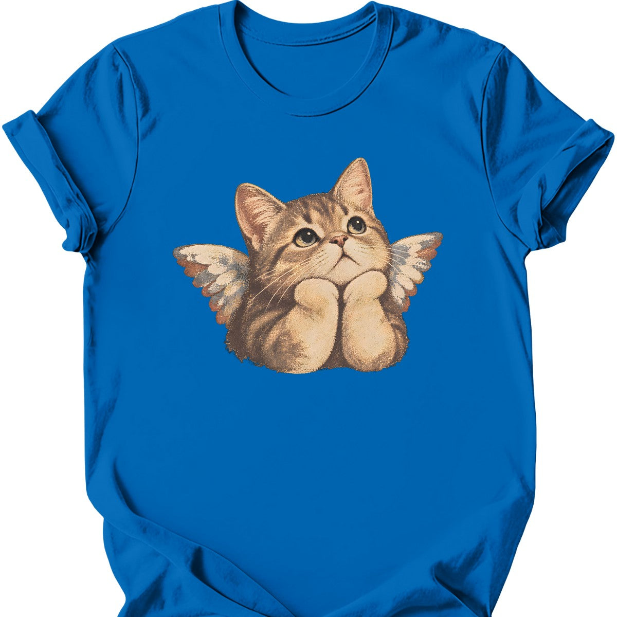 Cherub Cat T-Shirt — Royal