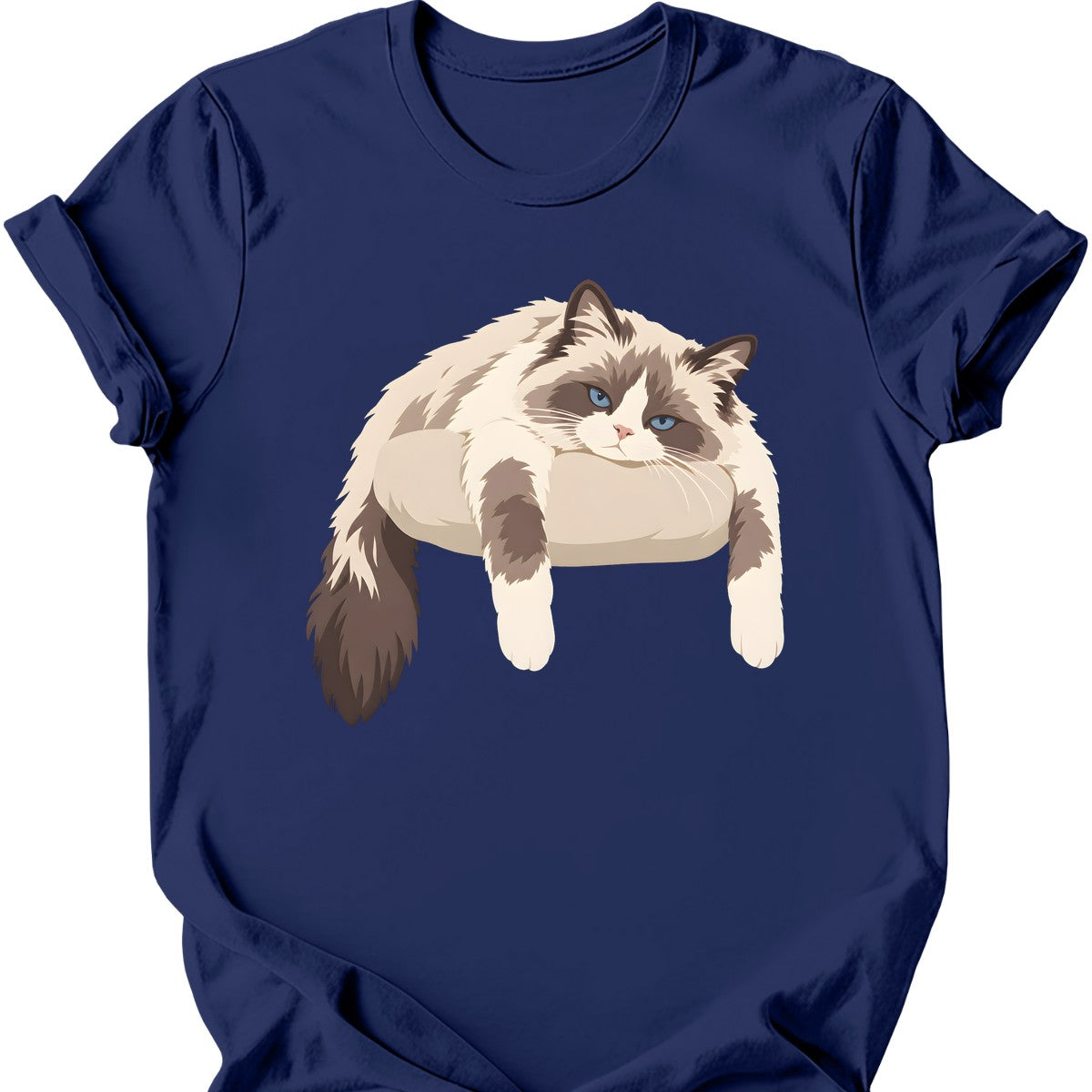 Ragdoll Flop T-Shirt — Navy