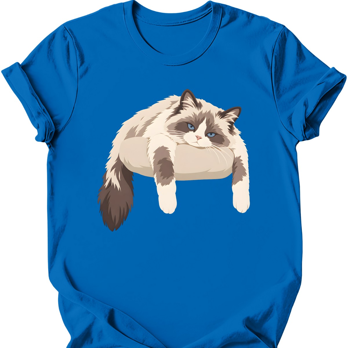 Ragdoll Flop T-Shirt — Royal