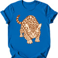 Stalking Bengal Cat T-Shirt — Royal