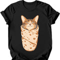 Purrito Cat T-Shirt — Black