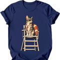 Lifeguard Cat T-Shirt — Navy