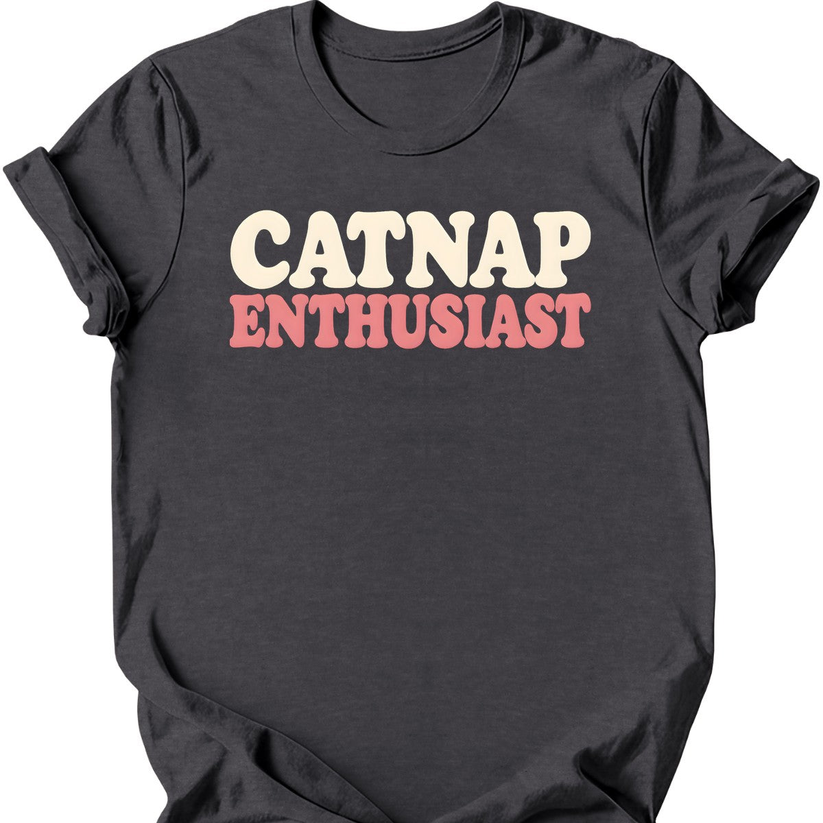 Catnap Enthusiast T-Shirt — Dark Heather