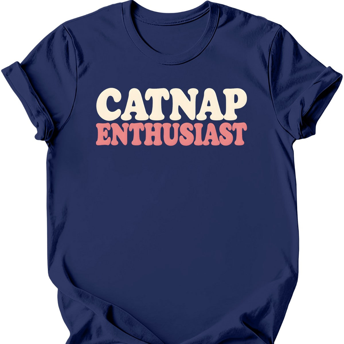 Catnap Enthusiast T-Shirt — Navy