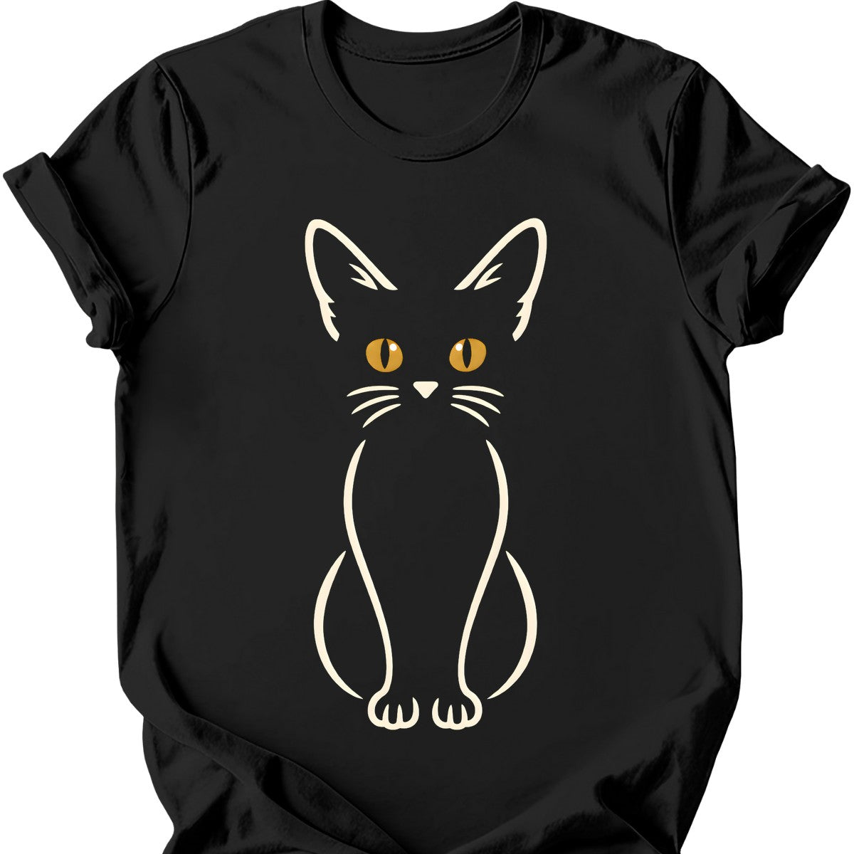 The Void Cat T-Shirt — Black