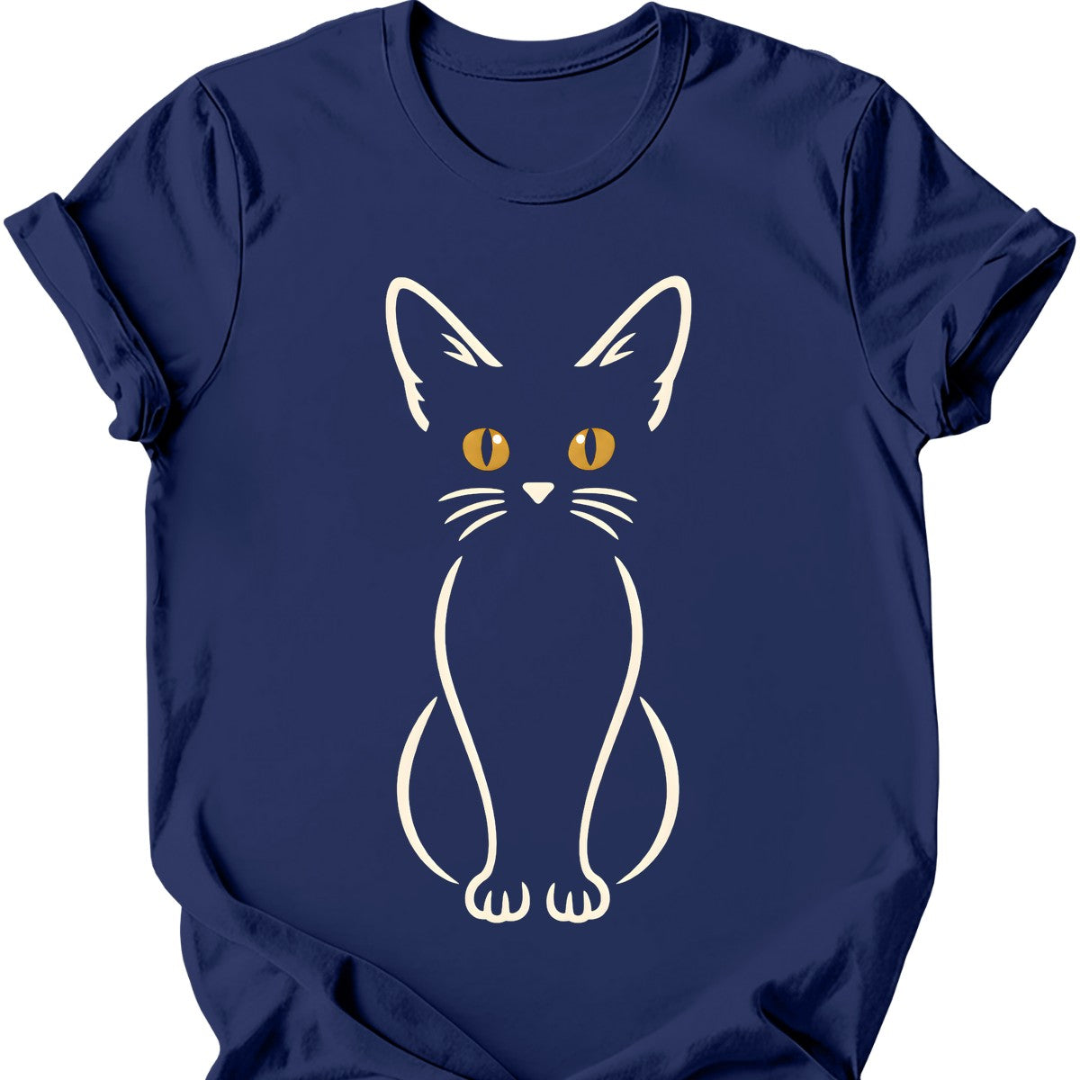 The Void Cat T-Shirt — Navy