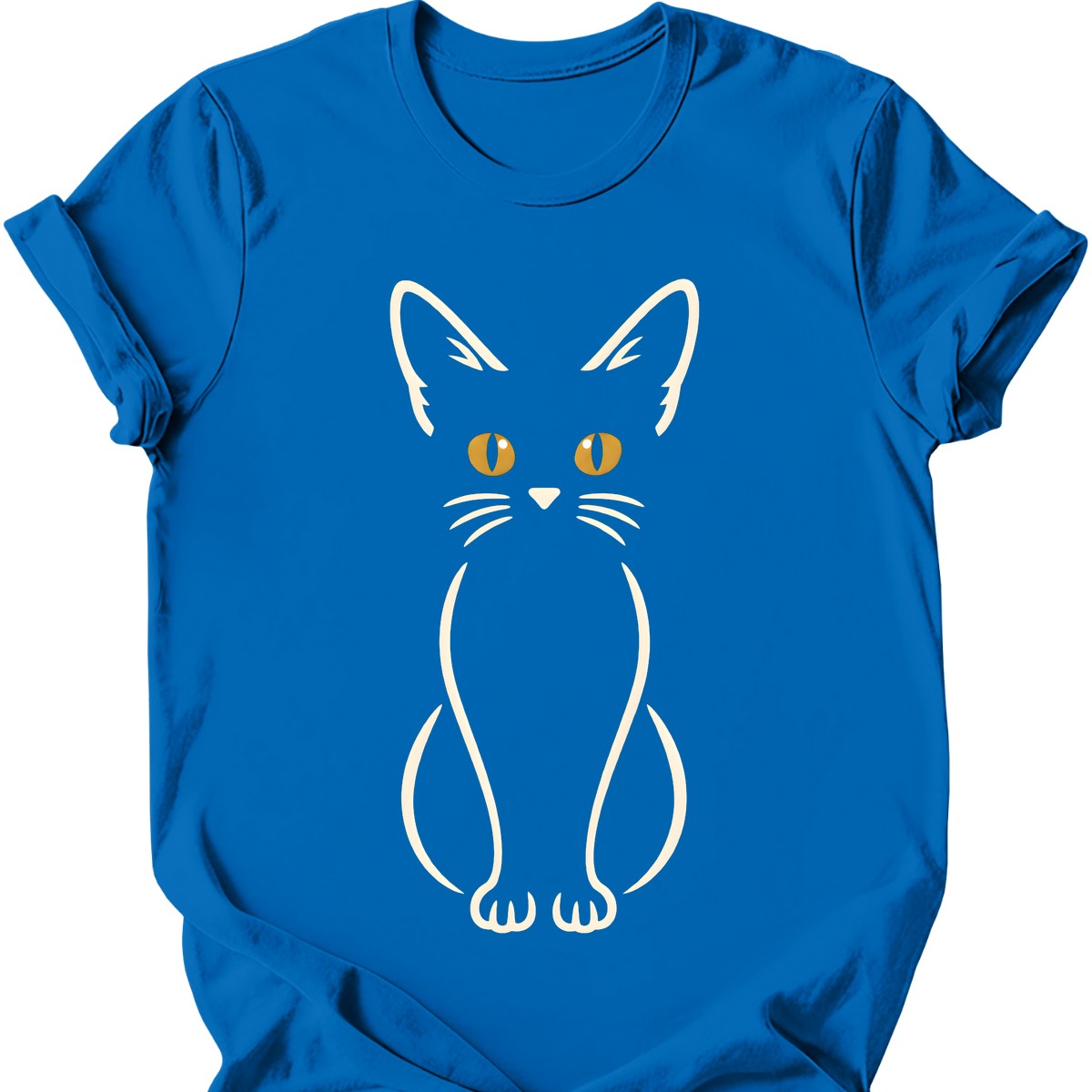 The Void Cat T-Shirt — Royal