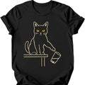 Gravity Void Cat T-Shirt — Black