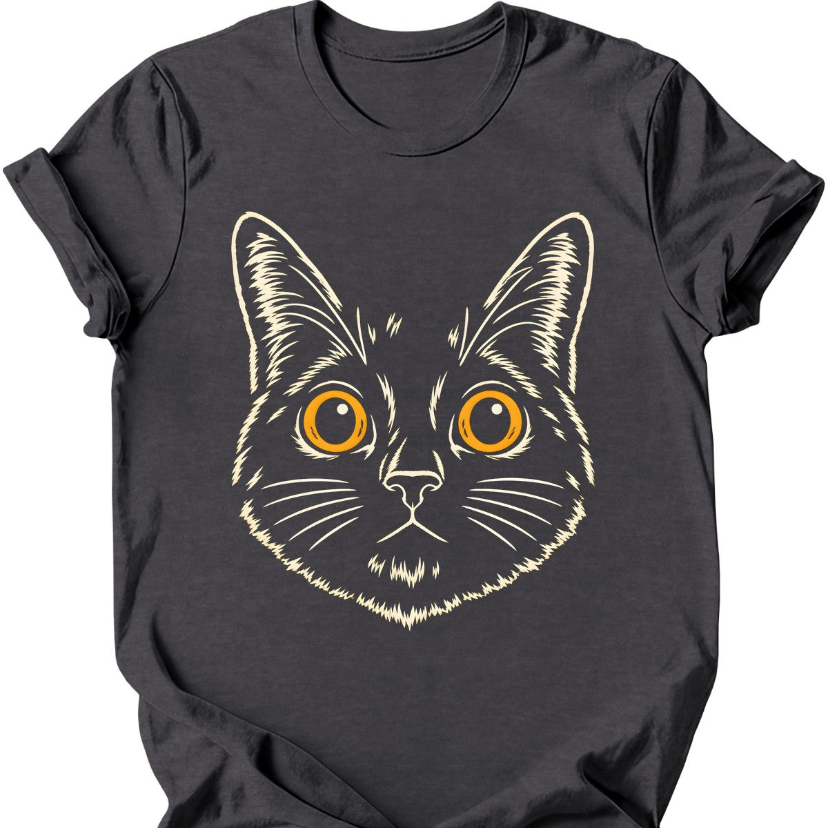 The Void Stares Back T-Shirt — Dark Heather