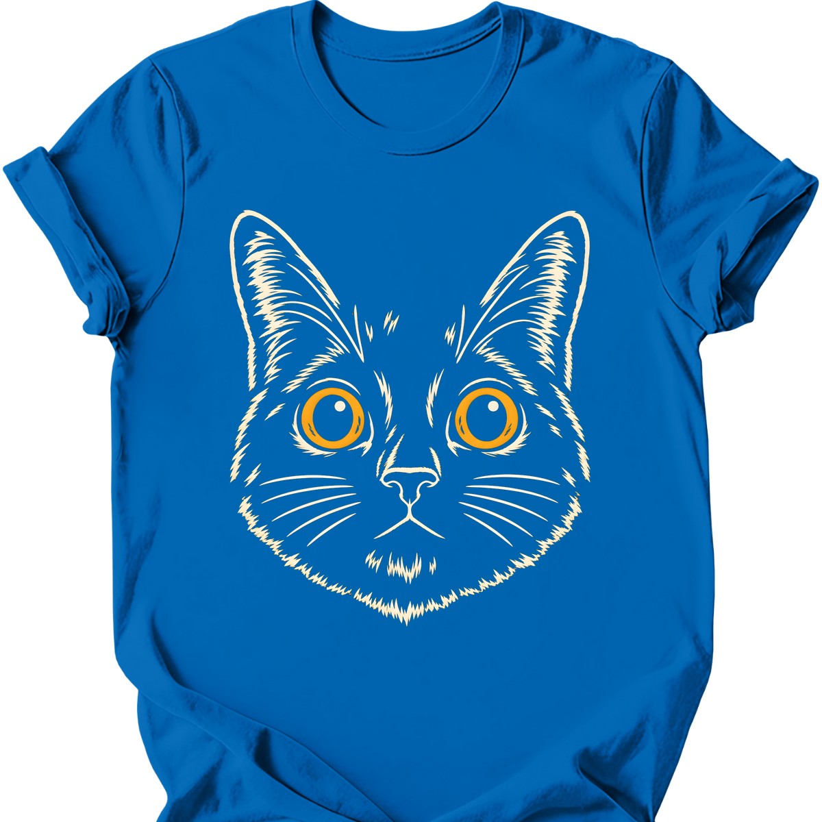 The Void Stares Back T-Shirt — Royal