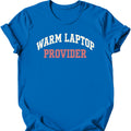 Warm Laptop Provider T-Shirt — Royal